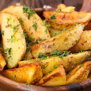 薯角爱味客薯角蒜香薯角2kg冷冻薯条土豆角半成品西餐油炸小吃