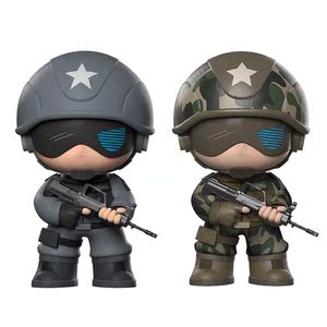 军人手办士兵模型玩具公仔摆件玩偶套装八一建军节兵哥哥退伍礼物