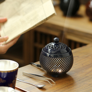 电子香薰炉插电香粉香精定时调温加热电薰炉香道熏香炉精油小夜灯