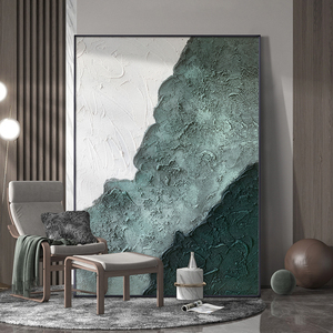 肌理画纯手绘大芬村油画侘寂风玄关装饰画现代抽象客厅挂画高级感