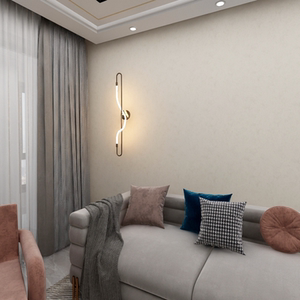 咖色美式复古格纹墙纸腰线壁纸客厅沙发背景墙定制壁画墙布5人付款29