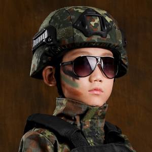 儿童特种兵战术头盔游戏装备全套cs防弹表演头盔米奇盔轻量化钢盔