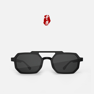 中单眼镜男女通用墨镜方形个性夏季遮阳开车太阳镜防紫外线zd2104