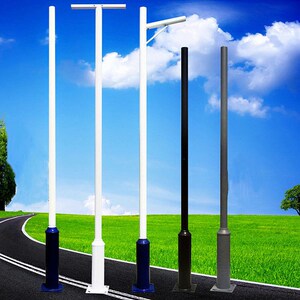太阳能路灯杆防腐镀锌烤漆3米杆一体化4米庭院灯杆监控立杆电线杆