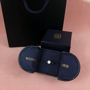 高档hw双开门戒指盒harry winston海s瑞温斯顿首饰钻戒项链耳钉盒