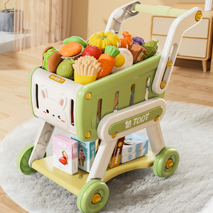 购物车玩具宝宝小手推车儿童过家家水果超市男女孩厨房小孩1一3岁