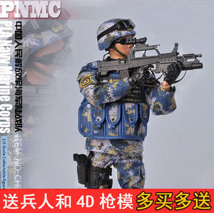 微玩馆淘宝兵人模型中国武装警察部队军人手办退伍人偶士兵玩具七夕