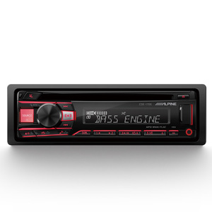 阿尔派cde-170e车载cd机汽车收音机改装通用音响mp3播放器12v24v