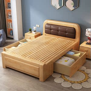 一米单人床家用实木