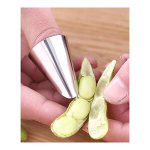 剥毛豆神器剥大蒜多功能扒蚕豆板栗铁指甲套采摘器护指拨豆子工具