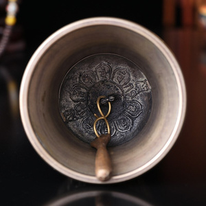 日本购焰口施t食法器黄铜手摇铃铜铃金钢杵普巴杵