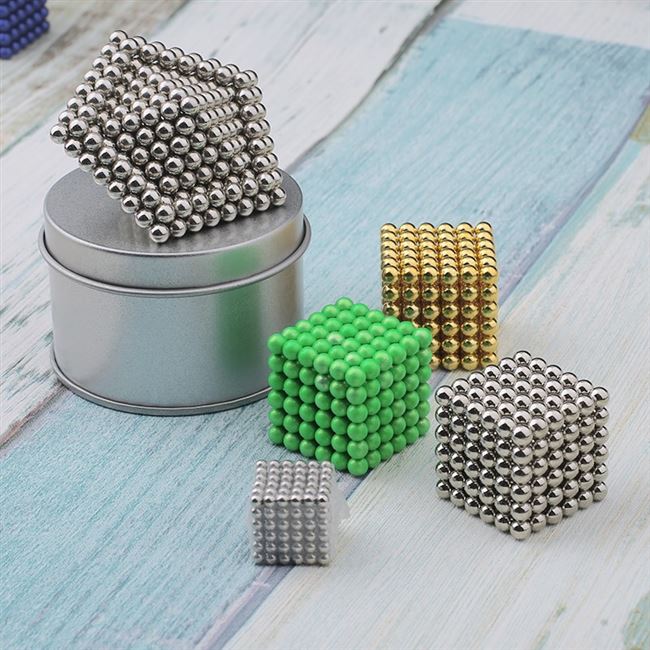圆形魔力巴克球磁力球1000颗强磁吸铁石磁玩具百克球形磁铁5mm216