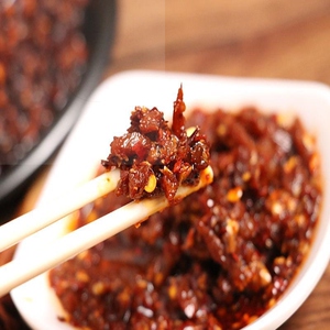 蒙阴边家干煸辣肉丝辣椒酱临沂特产干煸肉丝干煸辣酱猪肉酱油辣椒
