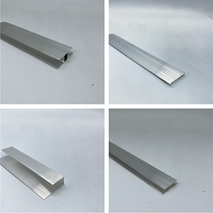 阳光板pc耐力板专用铝合金压条工字接H型连接件U型收口条