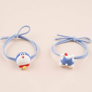 叮当猫头绳卡通机器猫发绳蓝胖子发圈女叮铛猫皮套多来a梦橡皮筋