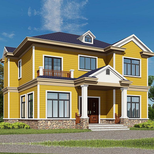 轻钢别墅建造材料工厂轻钢结构房屋装配式集成房乡村别墅私人订制