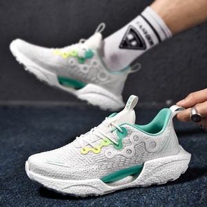 爆米花软底boost跑步鞋夏透气减震防滑慢跑鞋休闲运动鞋李宁男鞋