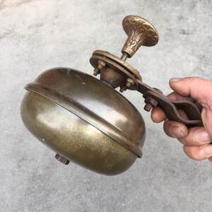 纯铜铃铛古玩仿古铜器收藏老式黄包车发生器按铃装扮工艺礼品挂件
