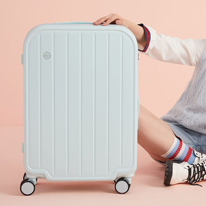 策博格行李箱女l小型轻便学生密码箱子旅行拉杆箱薄荷绿26寸