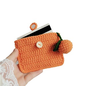 毛线编织零钱包教程