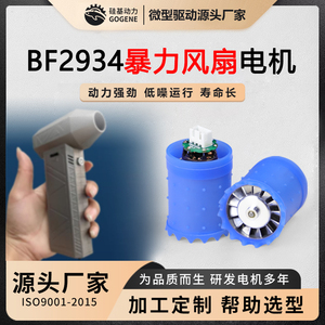无刷电机暴力风扇BF2934直流无刷电机内转子微型7.4V12V超高定制