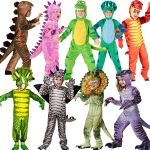 霸王龙儿童演出服侏罗纪世界三角龙cosplay可爱恐龙动物扮演服装