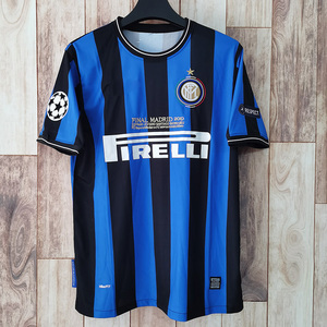 2009-10年国际米兰国米球衣欧冠决赛版斯内德萨内蒂足球服收藏版