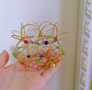 三十六变花篮翻花手工编百变铁丝环圈36变艺魔术礼品玩具怀旧传统