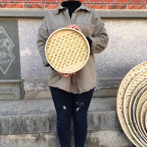 竹塞子筛子编织家用