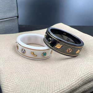 淋着雨离开yy淘宝正品gucci古驰情侣对戒复古纯银双g骷髅小精灵love