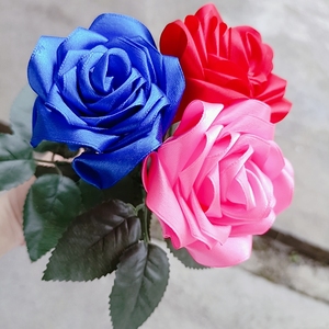 丝带装饰带蓝色妖姬