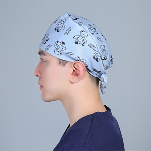 帽女护士帽子圆帽医生外科手术室蓬蓬帽厨房厨师帽男winsforyou9