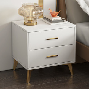 欧派床头柜简约现代轻奢极简意式床边柜小型创意家用卧室收纳储物
