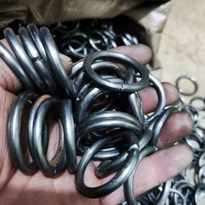 开口铁环小铁圈实心金属45678mm钢筋环焊接五金配件小号圆环钢圈