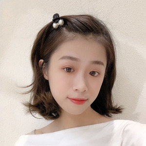 短发头饰头顶小发夹秋冬女抓夹前额顶夹小号侧边刘海夹前额发卡子