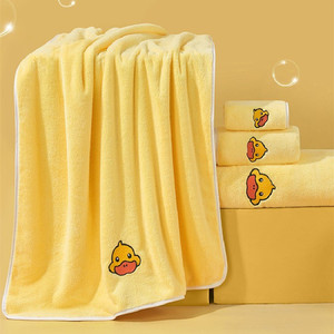 日本代购gp浴巾新生婴儿童速干超软全棉游泳男女童专用珊瑚绒毛巾