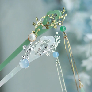 91cmmsgippd淘宝白蛇缘起同款珠钗发簪流苏簪子青蛇劫起古风发钗