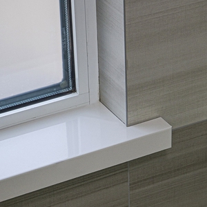 窗台板自粘亚克力窗台包边大理石窗台石人造石台面护边窗框定制