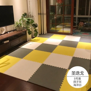 地上铺的垫子彩虹王国环保加厚泡沫拼接地垫儿童爬行垫拼图室内卧