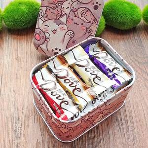 德芙巧克力礼盒装小铁盒送男女生朋友少女心告白万圣节日糖果礼物