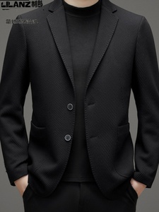 利郎西装外套上衣高端商务休闲含羊毛春秋季新款男士莫代尔西服