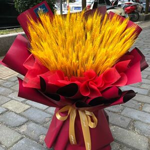 大麦花束福袋黄金麦穗招财开业干花束客厅酒柜家居花篮装饰品