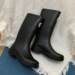 00金娟66淘宝高筒雨鞋男士长筒过膝钓鱼鞋加厚路亚雨靴黑色水靴大码