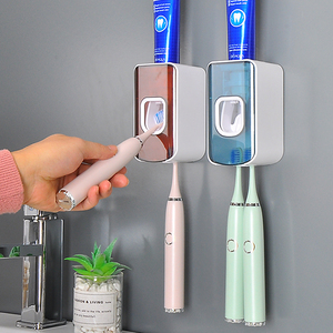 全自动挤牙膏神器免打孔卫生间牙刷架浴室置物架壁挂式儿童挤压器