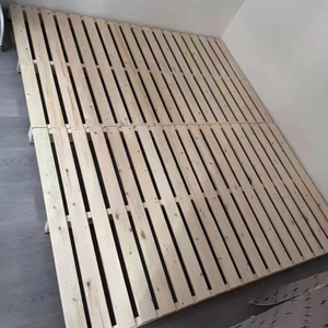 排骨架榻榻米实木整块定制出租屋龙骨地台床民宿全实木木板床架