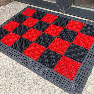 塑料地垫防水店铺脚垫户外门外门口门垫进门店门口入户门厅定制