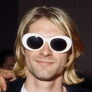 kurtcobain同款墨镜涅槃nirvana柯本grunge摇滚复古装饰太阳眼镜