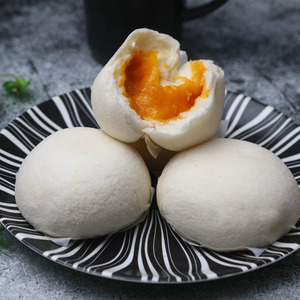 粤食金沙肉松馅松皮包子212g广式下午茶早茶点心酒店早餐茶楼商用