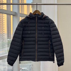 代购ermenegildozegna/杰尼亚 22新款 连帽休闲面包服男士羽绒服