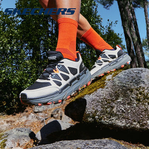 Skechers斯凯奇鞋星迈悦野子跑鞋拒水户外运动徒步登山鞋缓震